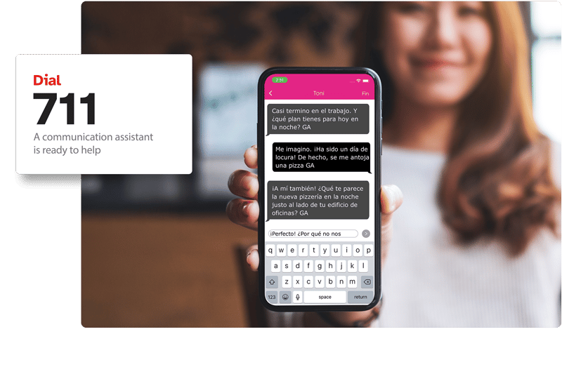 Demo of T-Mobile's TTY service in Spanish